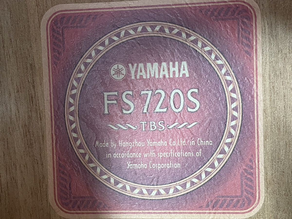 YAMAHA ヤマハ アコースティックギター FS720S FS-720S 弦楽器 ソフトケース 付き ギター K7