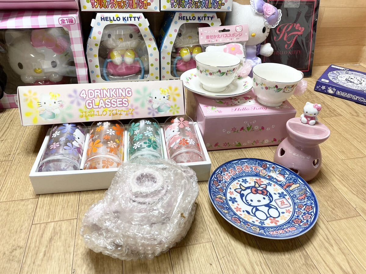 未使用 多数 サンリオ Sanrio キティ ハローキティ ぬいぐるみ キーホルダー 等 雑貨 大量 まとめて 37点 E12_画像9