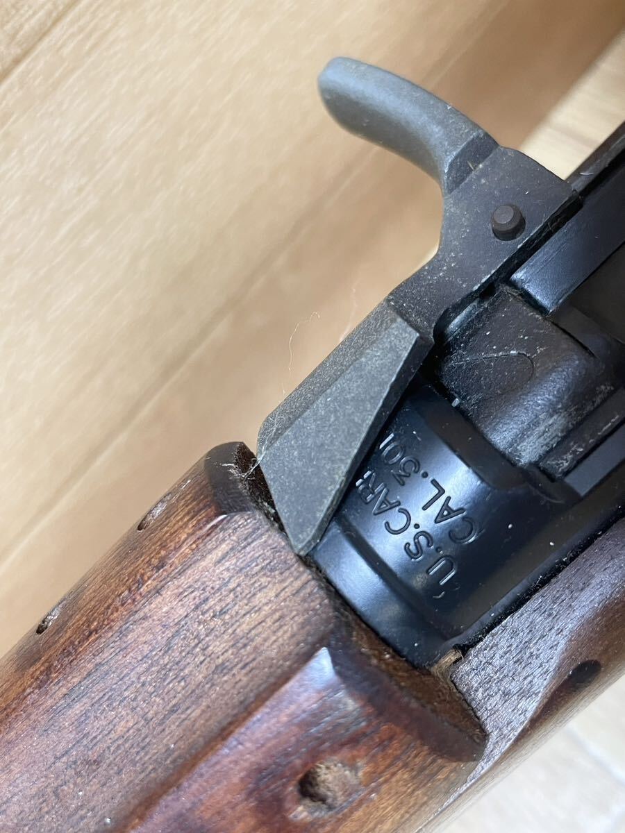 希少！ マルシン US M1 Carbine カービン エアガン 自動小銃 木製ストック 箱あり ミリタリー サバゲー ライフル 銃 お宝 H4の画像7