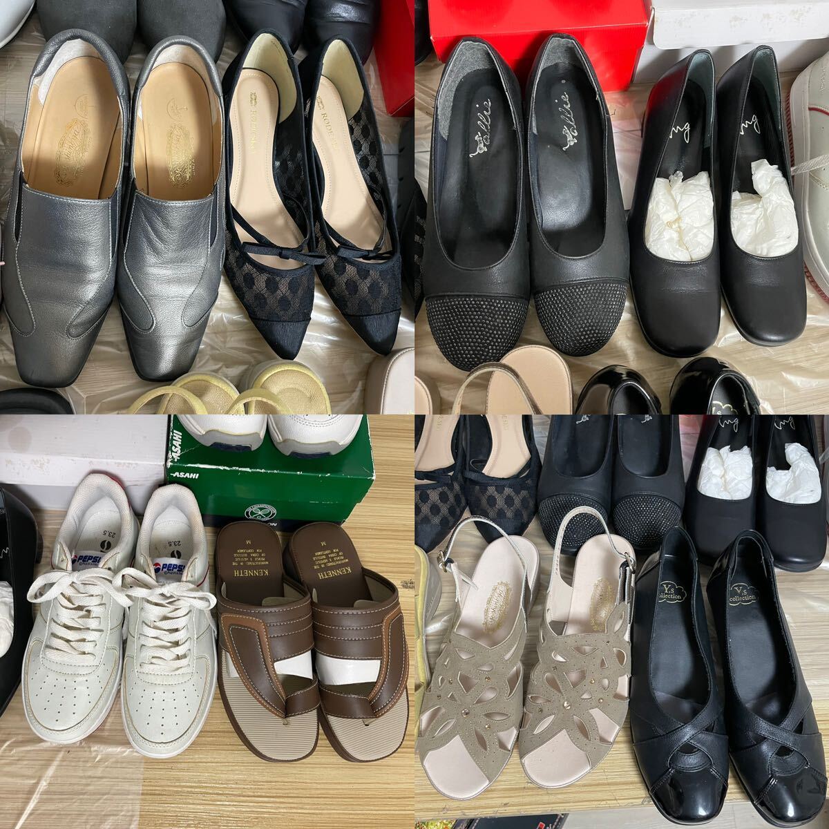 レディース スニーカー 靴 シューズ パンプス 大量 まとめ売り 20足セット 22cm〜24cmまで KENZOなど_画像3