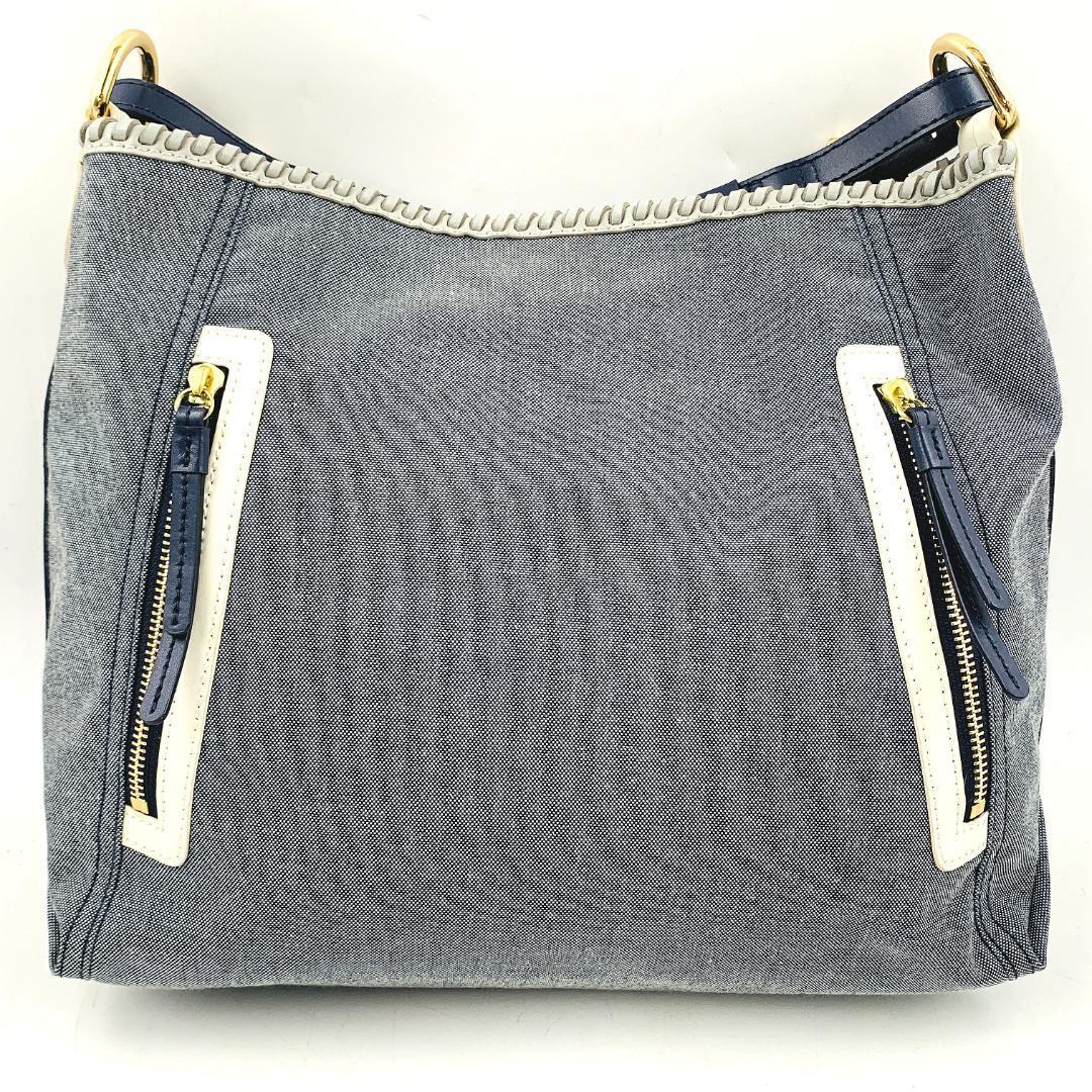 SAZABY Sazaby handbag shoulder .. shoulder bag canvas Denim manner cloth beautiful goods 