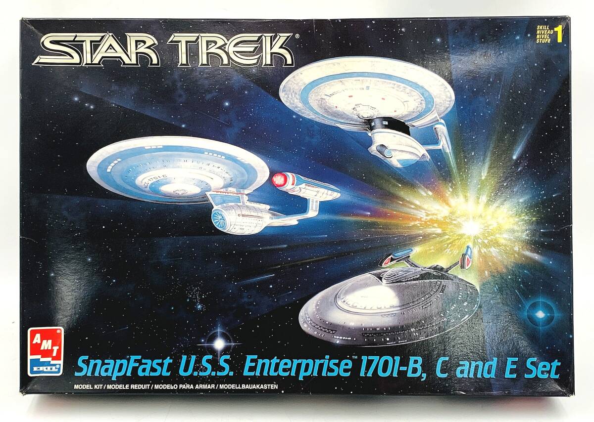 [ dead stock unopened goods ]STAR TREK Star Trek U.S.S.enta- prize NCC-1701-B,C and E Set not yet constructed 