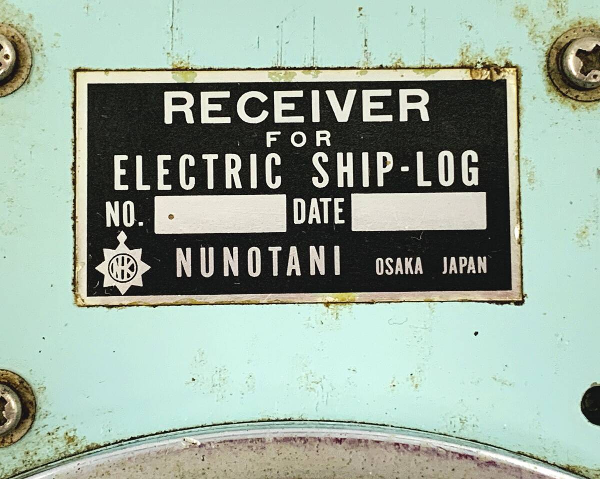 ヴィンテージ 布谷計器 船舶 ログ受信機 ケース RECEIVER FOR ELECTRIC SHIP-LOG NUNOTANI レトロ の画像2