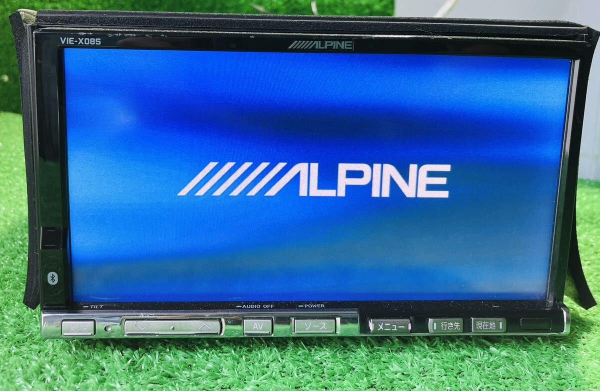 ★美しい品★アルパイン ALPINE HDDナビ VIE-X08S 地図データ2011 Bluetooth カーナビ_画像1
