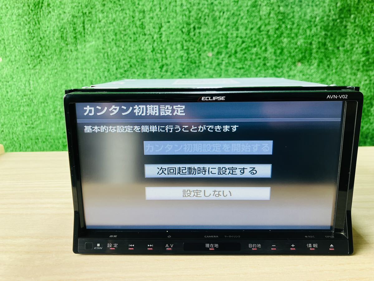 イクリプス AVN-V02 地図データ2012年式 フジツ138001-1400A142 SD/AUX/FM/AM/TV_画像2