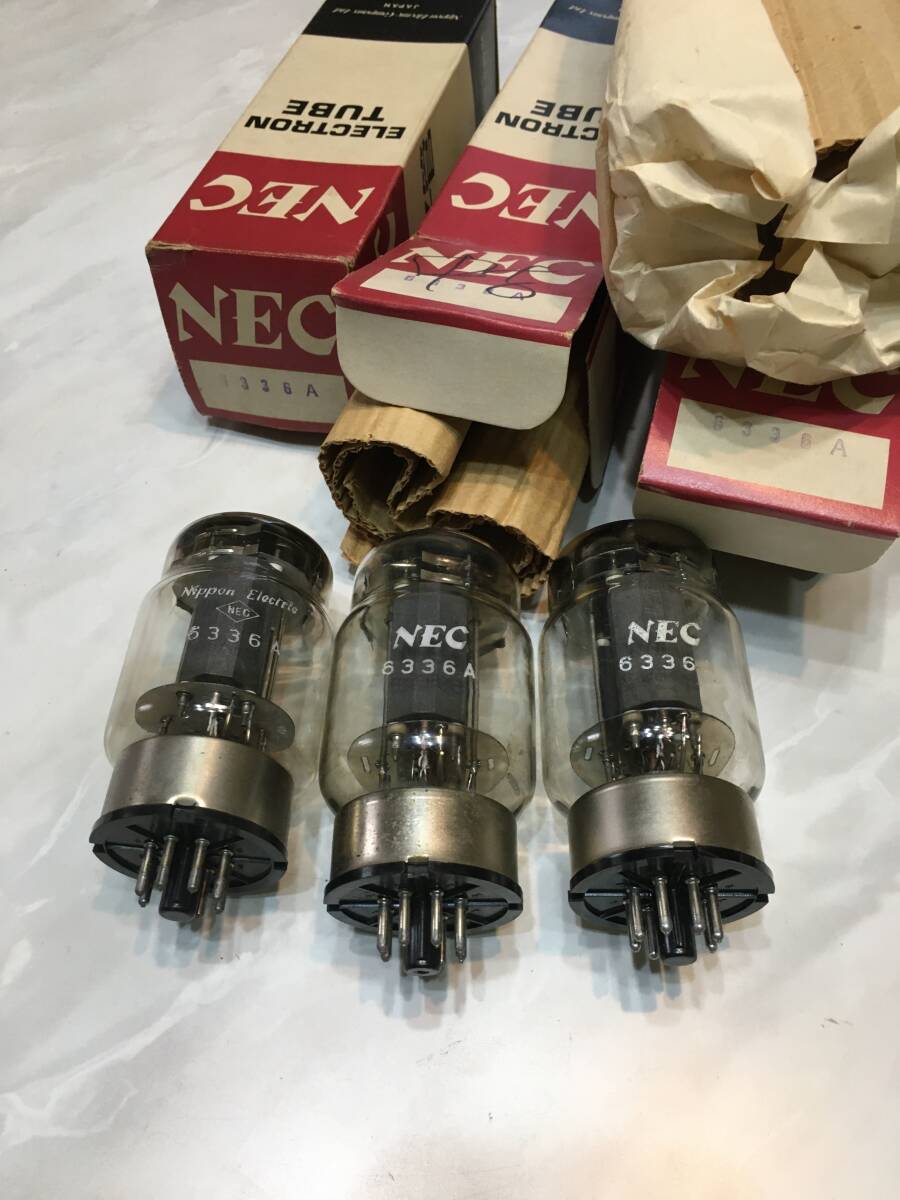 NEC ELECTRON TUBE/6336A 3本/6AS7G 2本 まとめての画像6