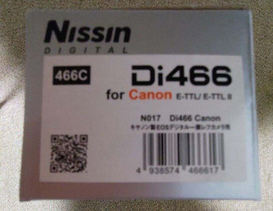 Nissin DIGITAL Di466 ニッシンデジタル スピードライトキヤノン用