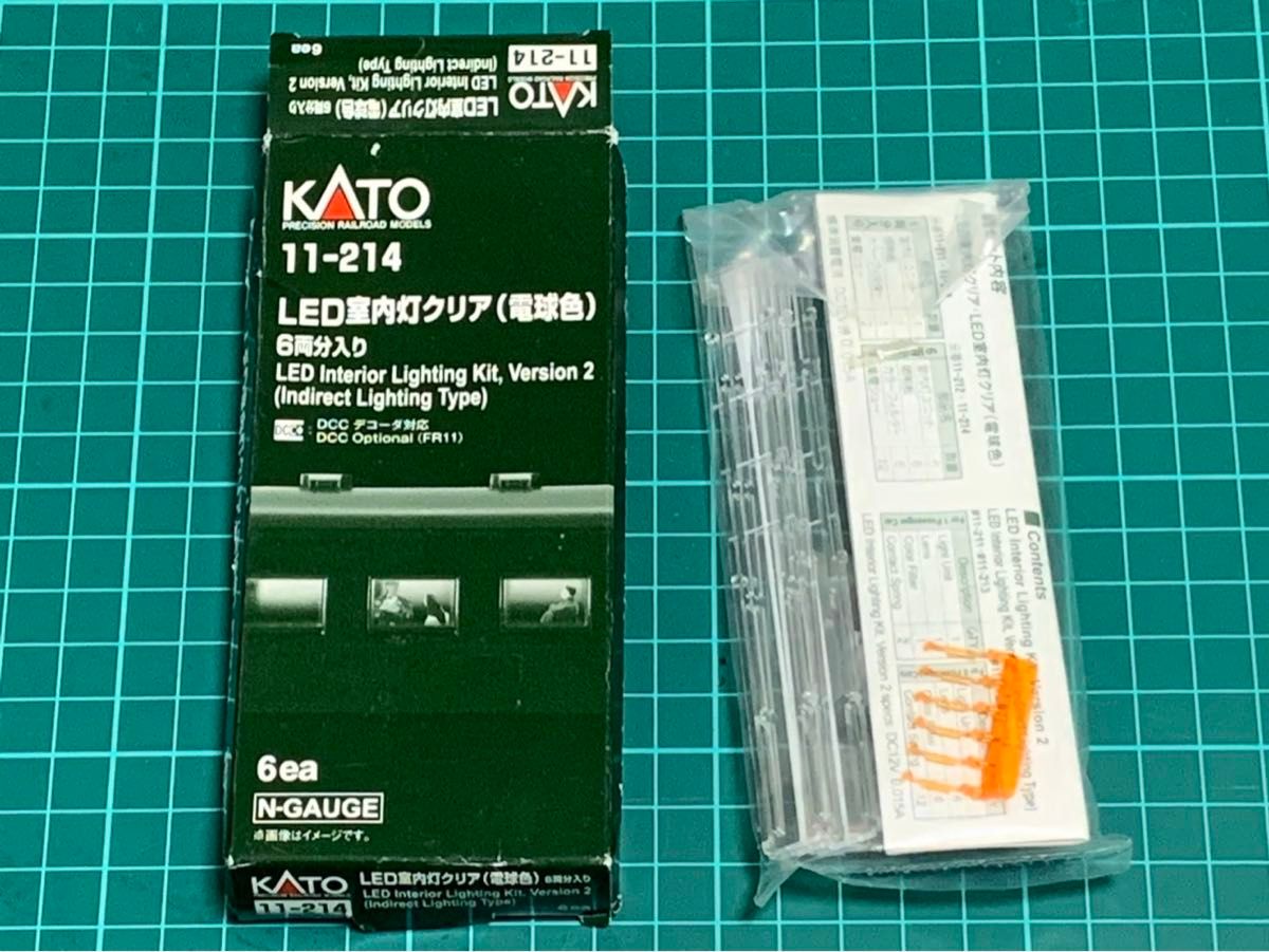 【kato11-214】LED室内灯クリア電球色(DCCデコーダ対応) 6両分入り