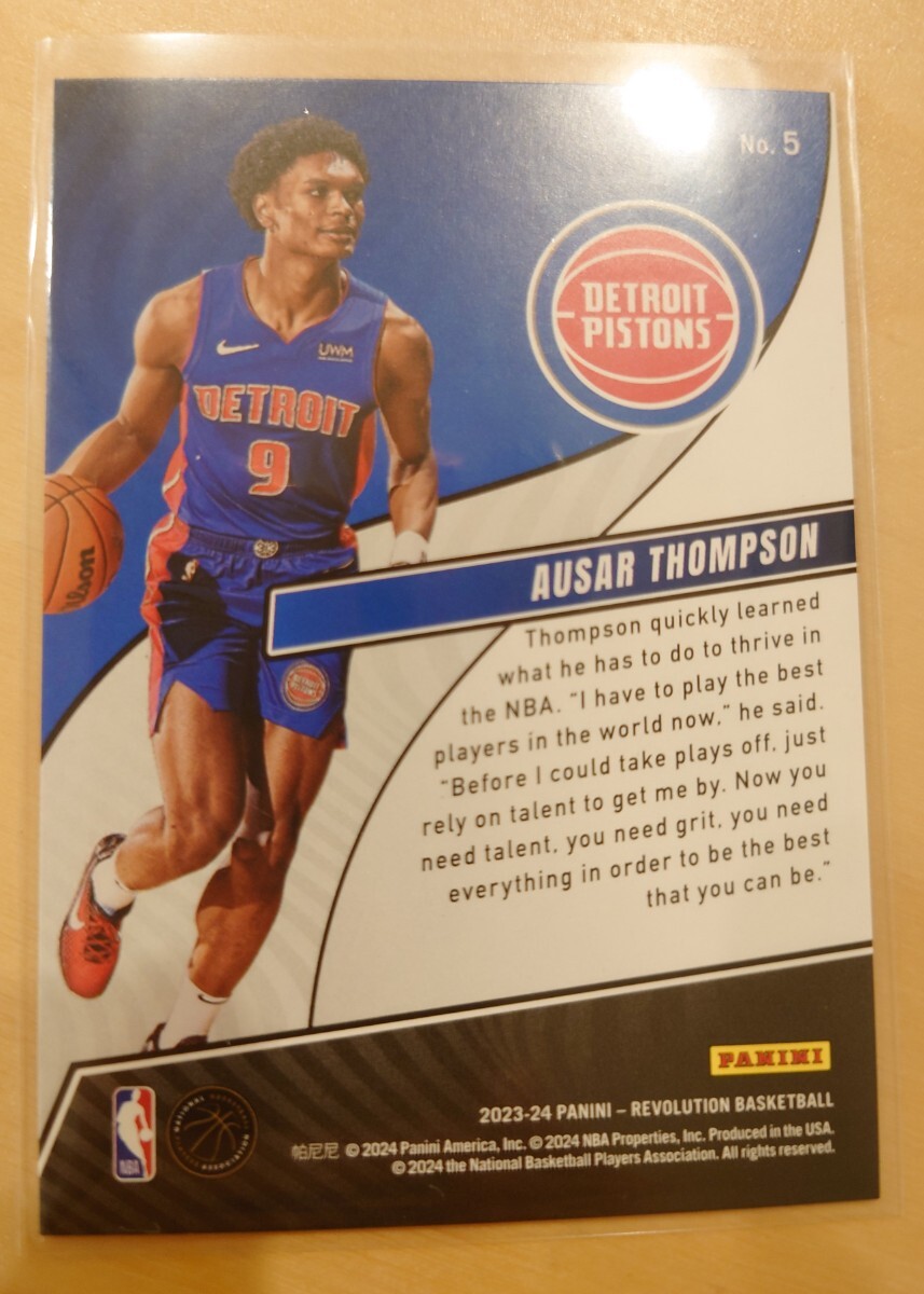 2023-24 PANINI-REVOLUTION BASKETBALL AUSAR THOMPSONの画像2