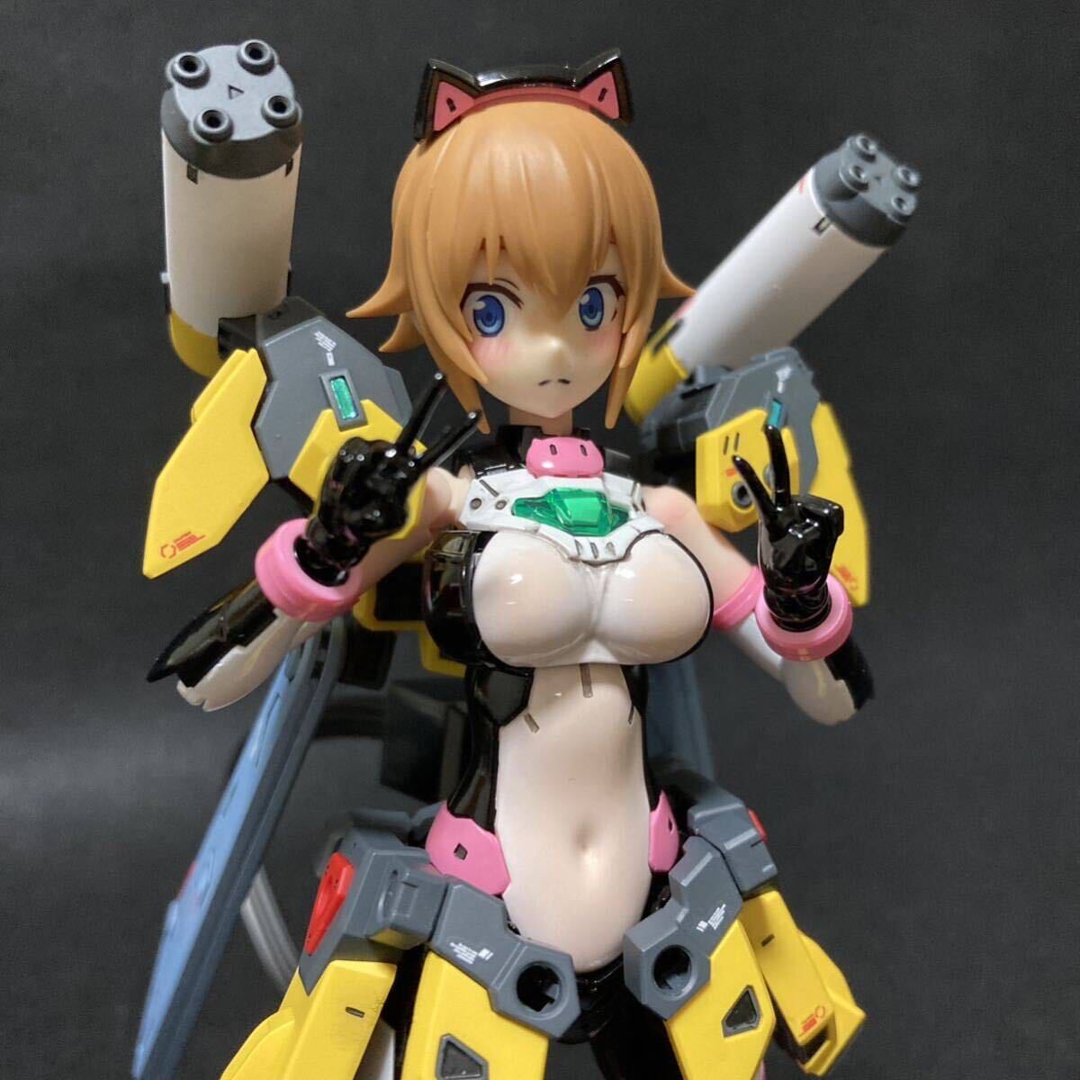 バンダイ Figure-rise Standard あばたーふみな 塗装済 完成品　オプションパーツ　スタンド付き_画像2