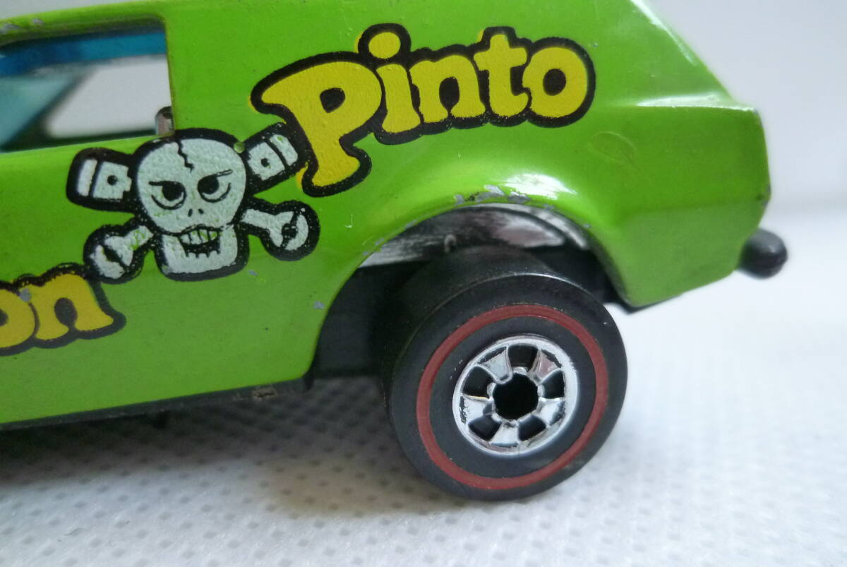 希少 ポイズンピント POISON Pinto "危険物運搬車"HONG KONG マテル'1975 HOT WHEELS FUHHY MONEY レトロ 香港製 幻のミニカ TOMYの画像6