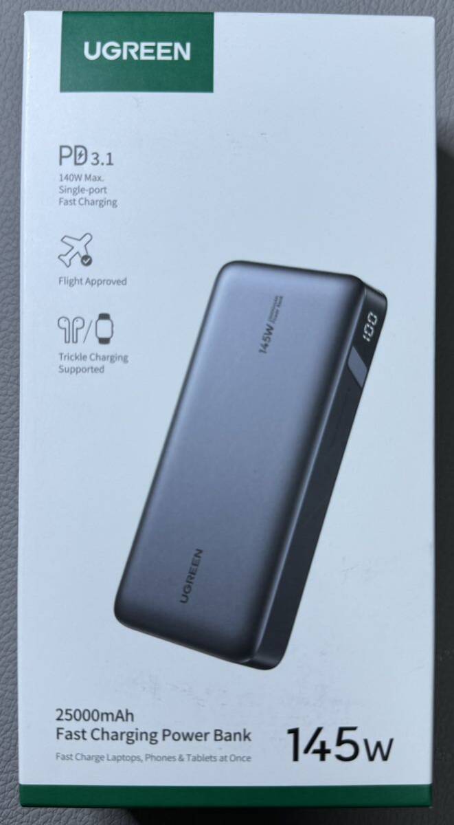 UGREEN 145W Power Bank モバイルバッテリー（PD3.1 25000mAh）PB205_画像1