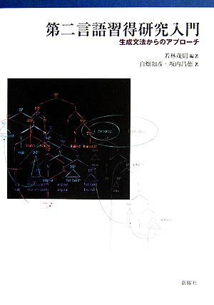 第二言語習得研究入門 生成文法からのアプローチ／若林茂則(著者),白畑知彦(著者),坂内昌徳(著者)_画像1