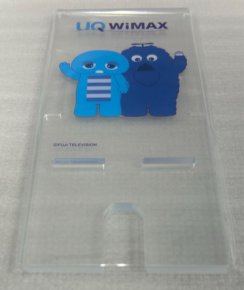 非売品 UQWiMAX  #ガチャピン #ムック スマホリング　スマホスタンド