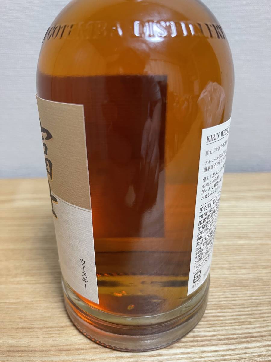 ★未開封★ KIRIN WHISKY キリン ウイスキー 富士山麓 樽熟原酒 50% 700ml 富士御殿場蒸溜所 クリアボトル 酒の画像5