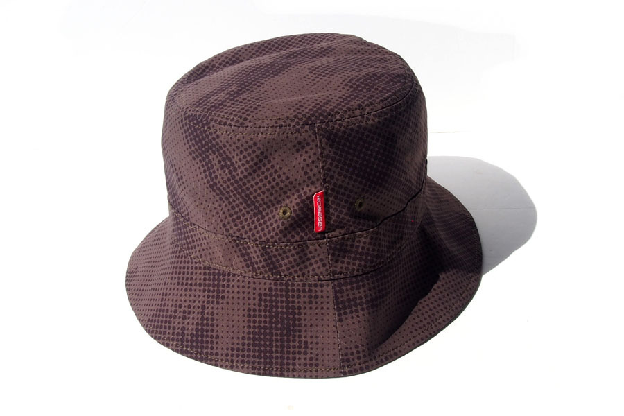  new goods l unused lrosa-senlRosasenl reversible bucket hat l Brown × gray 
