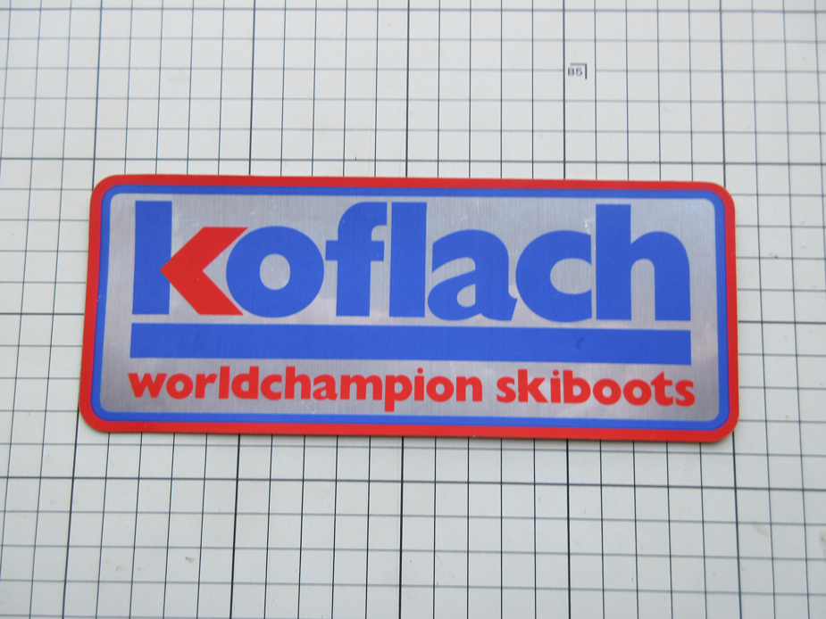 7369 【 即決・定額・同梱包可能】◆☆ KOFLACH - スキーブーツ ☆ヴィンテージ ステッカー ☆ ◆の画像1