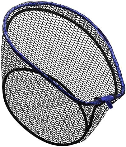 【在庫僅少】 タモ網 ラバーネット アルミオーバルフレーム M 大型たも網 折りたたみ玉枠 ランディングネットの画像1