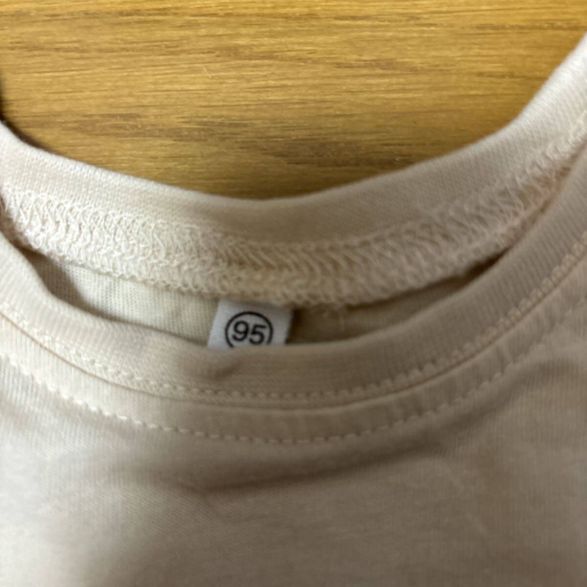 大阪府布綿製品工業組合 バック ドット柄 デザイン切り替え ロングTシャツ 95_画像8