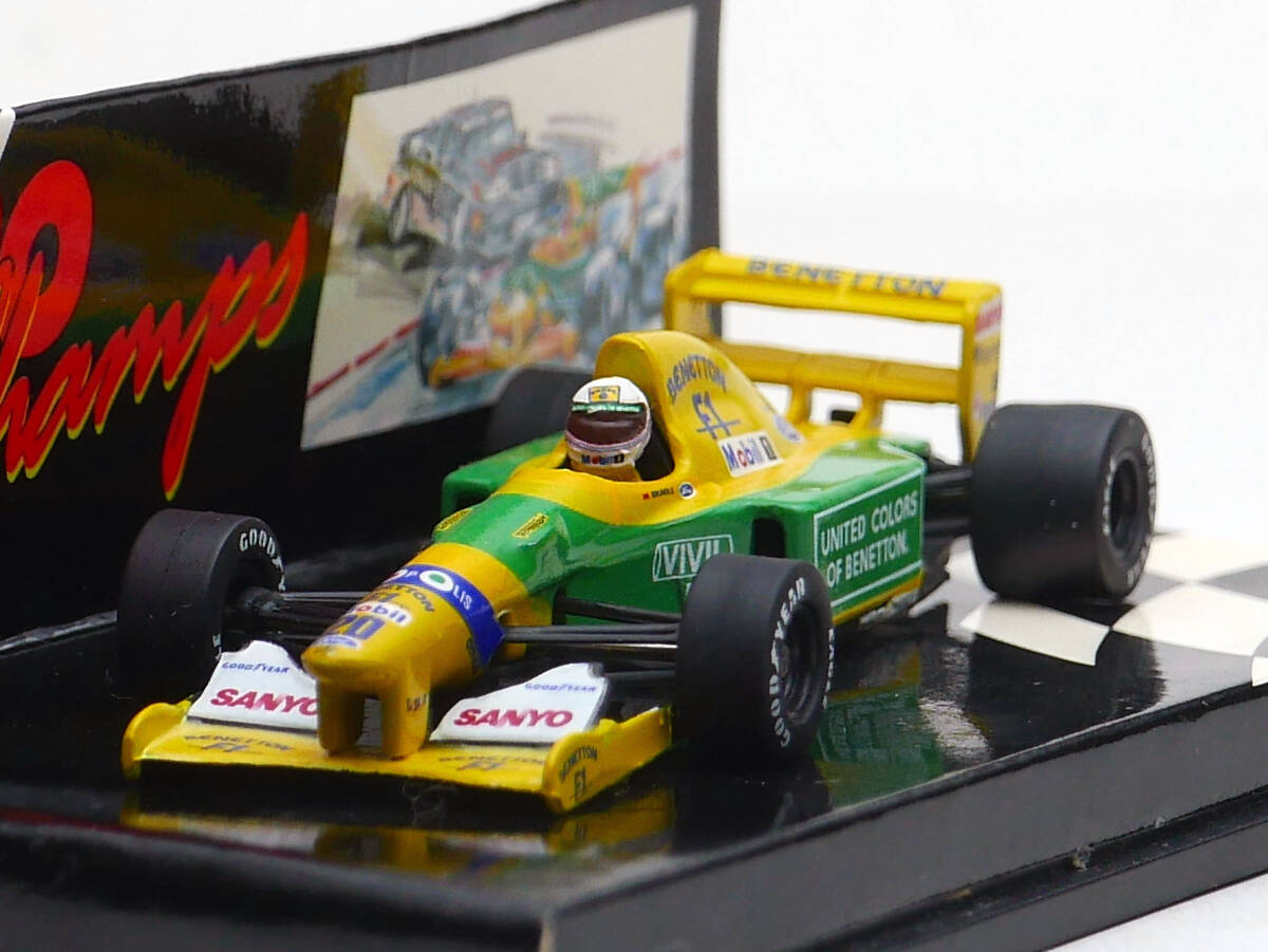 1/64 PMA ベネトン B192 #20 Ford F1GP 1992 Micro Champs MCH-651301の画像2