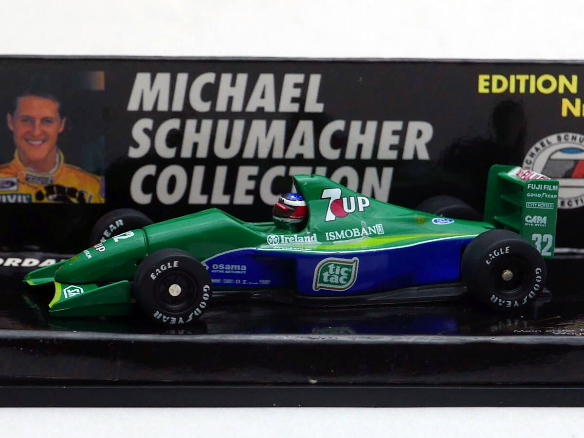 1/64 PMA ジョーダン 191 #32 フォード F1GP 1991 M.Schumacher nr.03 Micro Champs MSC-641103_画像2