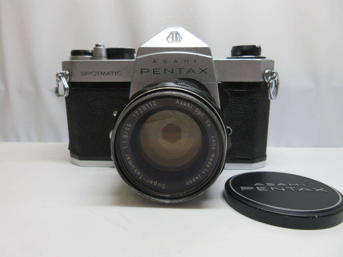 【20-71-500】ASAHI PENTAX SPOTMATIC SP アサヒ ペンタックス 1:1.8 55mm フィルムカメラの画像1