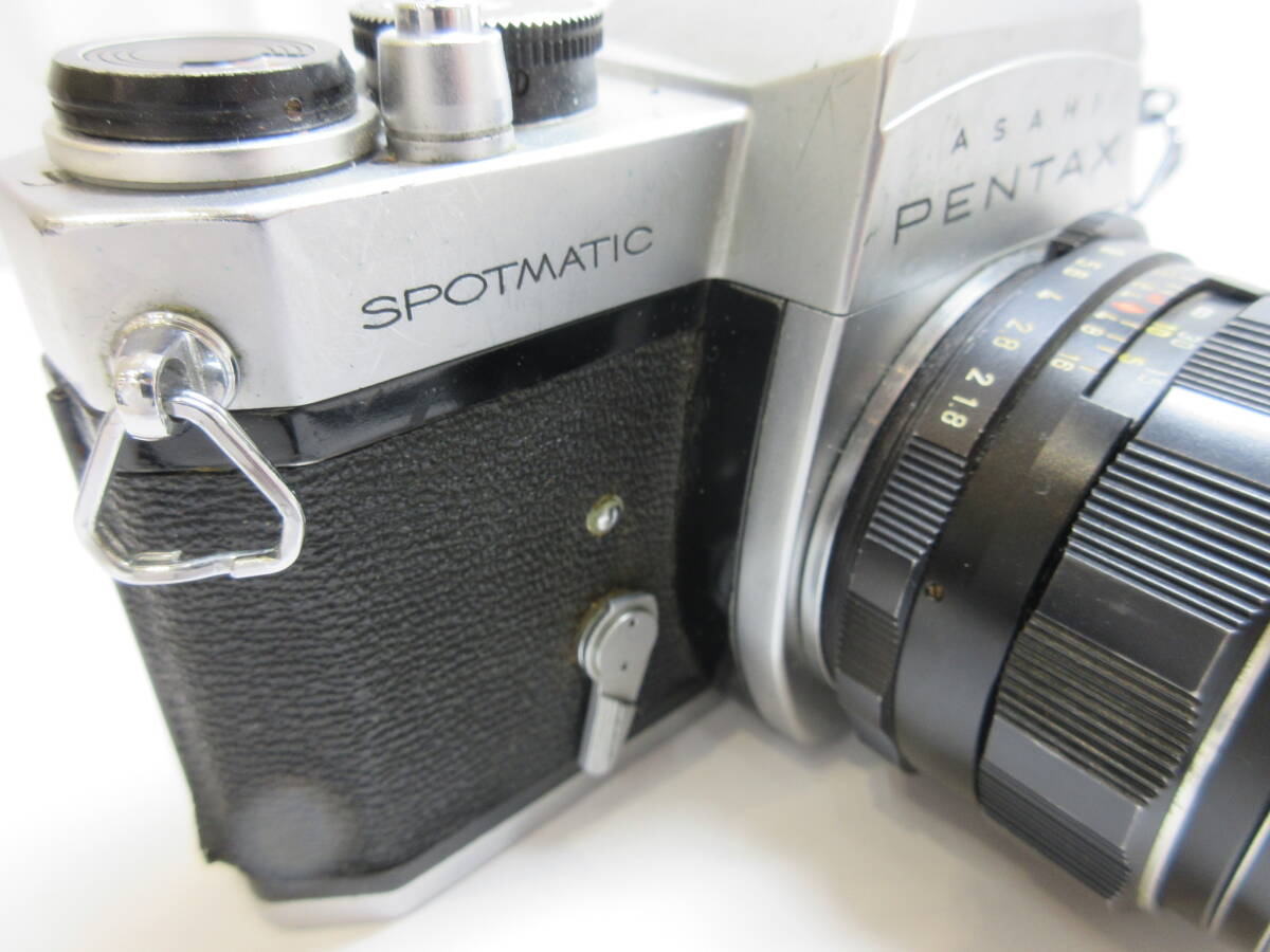 【20-71-500】ASAHI PENTAX SPOTMATIC SP アサヒ ペンタックス 1:1.8 55mm フィルムカメラの画像9
