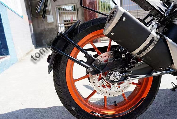 ♪リアフェンダー マッドガード ナンバープレート ライトホルダー サポート ktm デューク 390 DUKE390 200 2017 2018_画像7