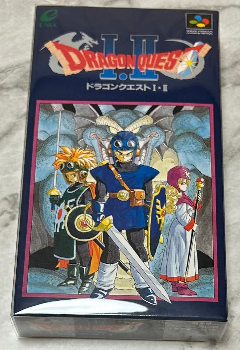 【中古】スーパーファミコンソフト ドラゴンクエスト1・2 DRAGON QUEST I・II(箱、取説あり)