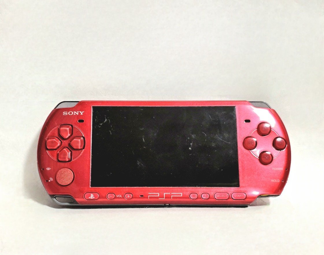 SONY ソニー PSP 本体 PlayStationポータブル PSP3000 ラディアントレッド 映像 ゲーム HMY_画像3