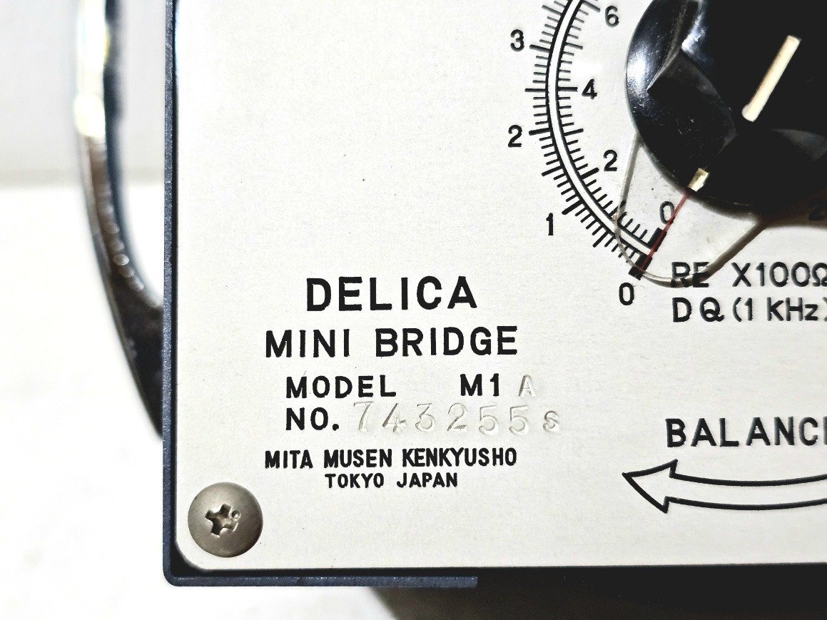 【ジャンク】三田無線 DELICA M1A ミニブリッジ 測定器 小型測定器 アマチュア無線 部品取りの画像6