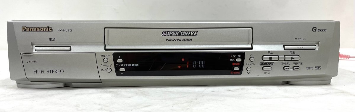 Panasonic パナソニック 松下電器 VHS ハイファイビデオデッキ NV-HV7G ビデオ再生 2001年製_画像1