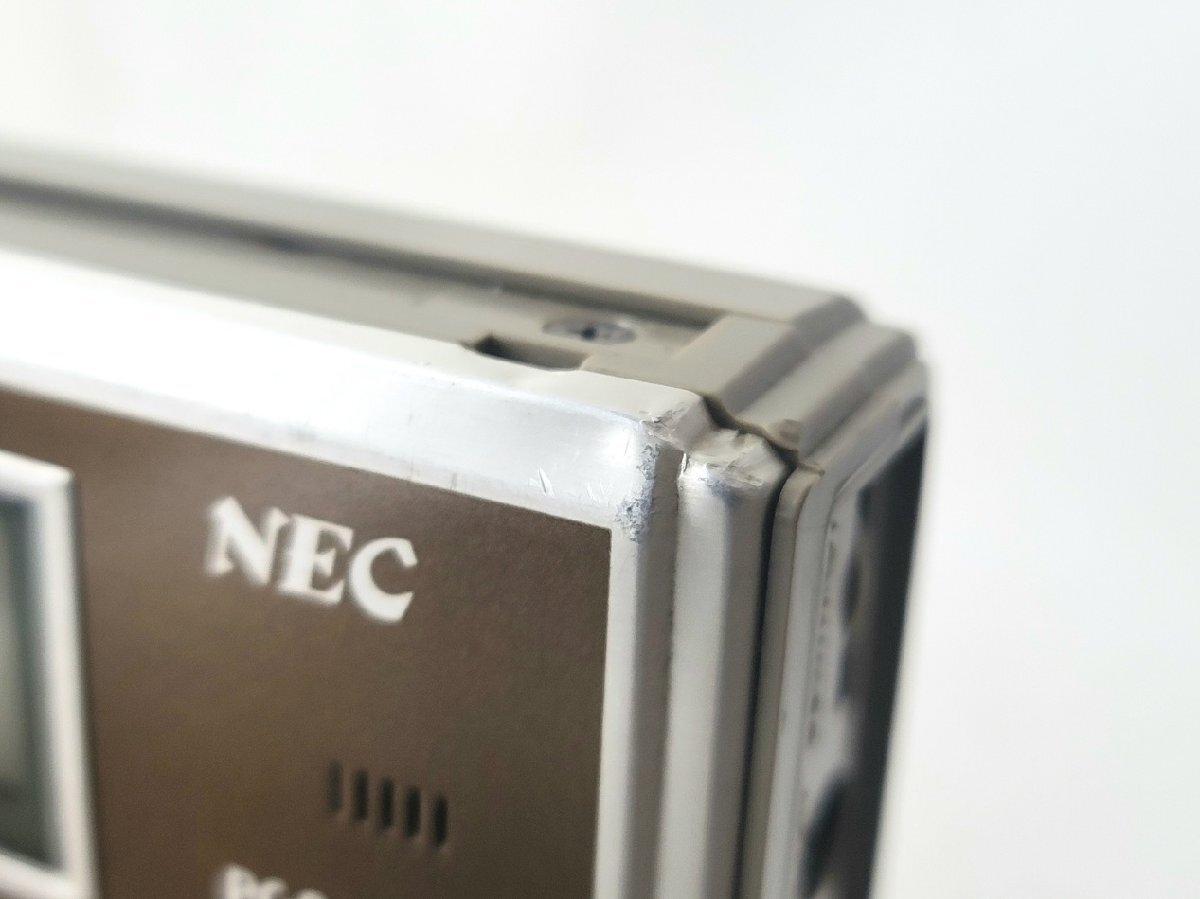 ◆ジャンク◆ NEC 日本電気 ハンドヘルド パーソナルコンピュータ PC-2001 昭和レトロ 当時物 ヴィンテージ 部品取りの画像7