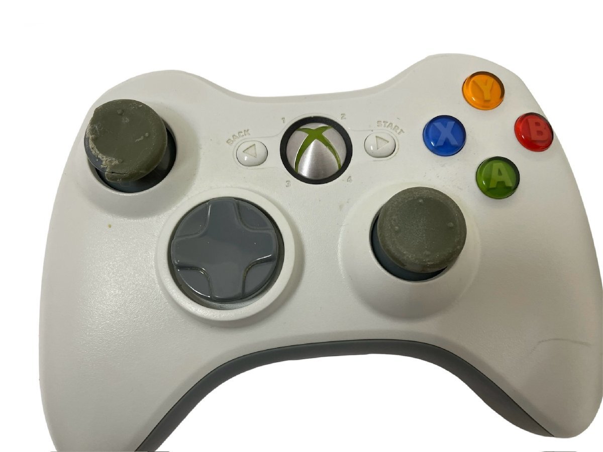 マイクロソフト Microsoft ゲーム機 Xbox360 CONSOLE 本体 コントローラー セット 家庭用ゲーム機 ホワイト パソコン 希少 通電可の画像10