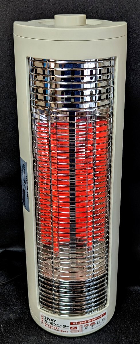スリーアップ株式会社 2WAY カーボンヒーター CBT-1634 2016年製 ヒーター ストーブ 電気ストーブ 遠赤外線 縦横兼用 ホワイト 暖房 冬の画像1
