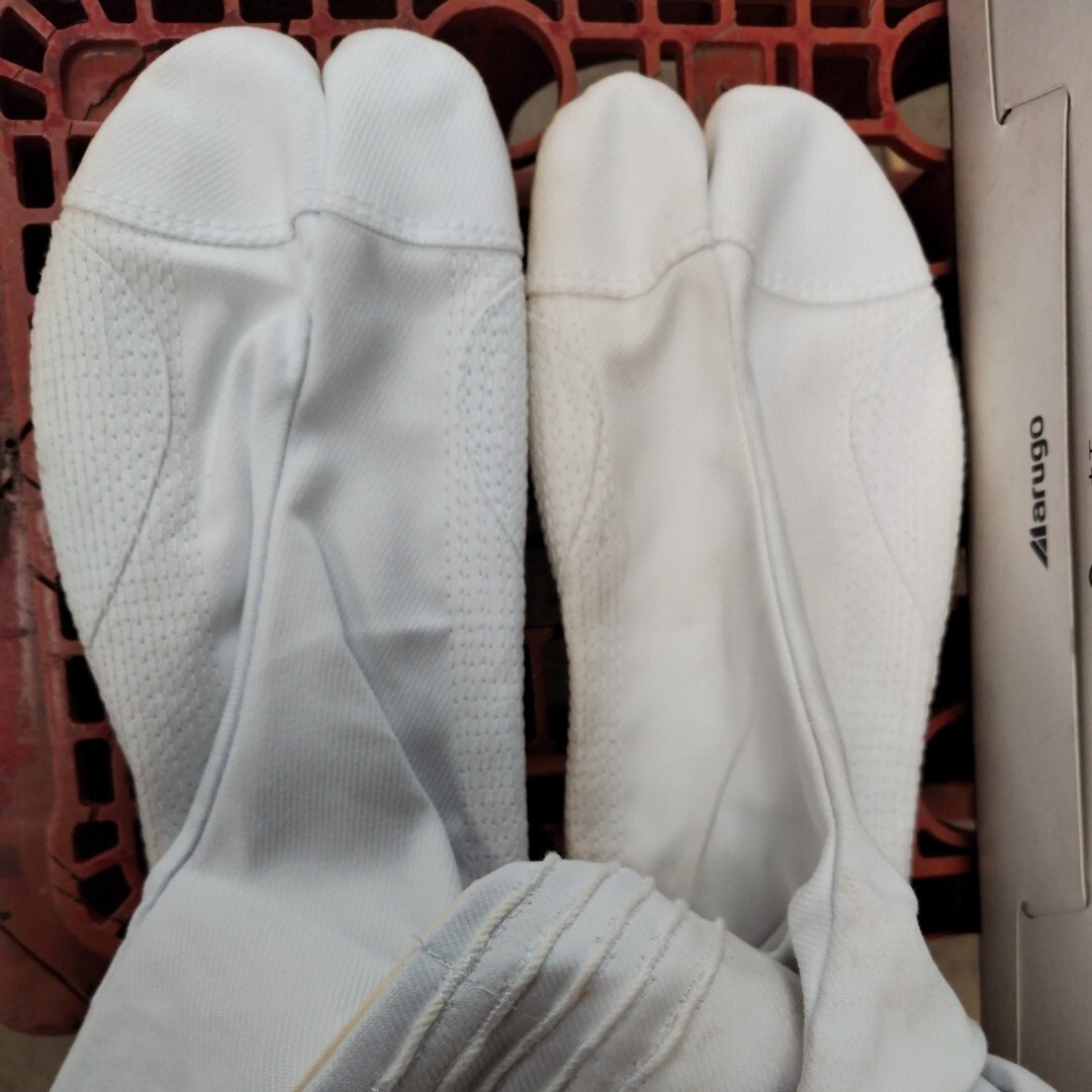 足袋 地下足袋 白足袋 白タビ 万年縫付き プロ用 丸五製品 職人 の画像2
