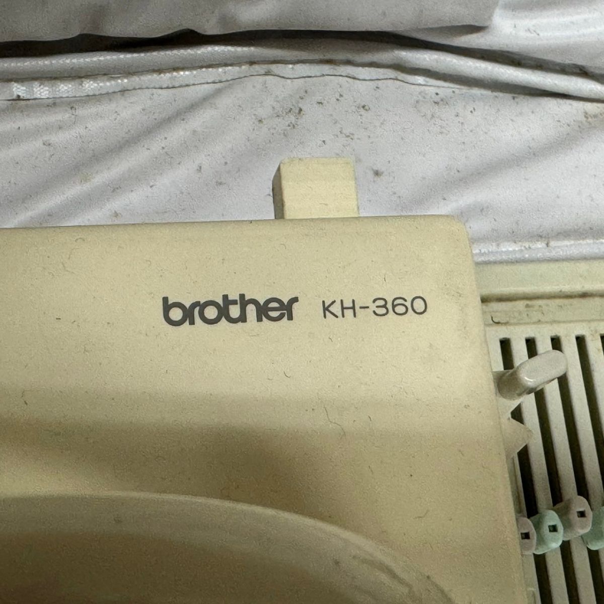 C865-O46-204 ◆ brother ブラザー 編み機 KH-360 るーぱる ハンドクラフト 手工芸 ②の画像6
