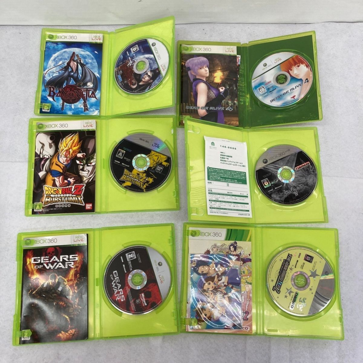 D147-△ XBOX360 ソフト 12本セット ランブルローズ/ドリームクラブ/デッドオアアライブ/グランドセフトオートIV 他 まとめ ②