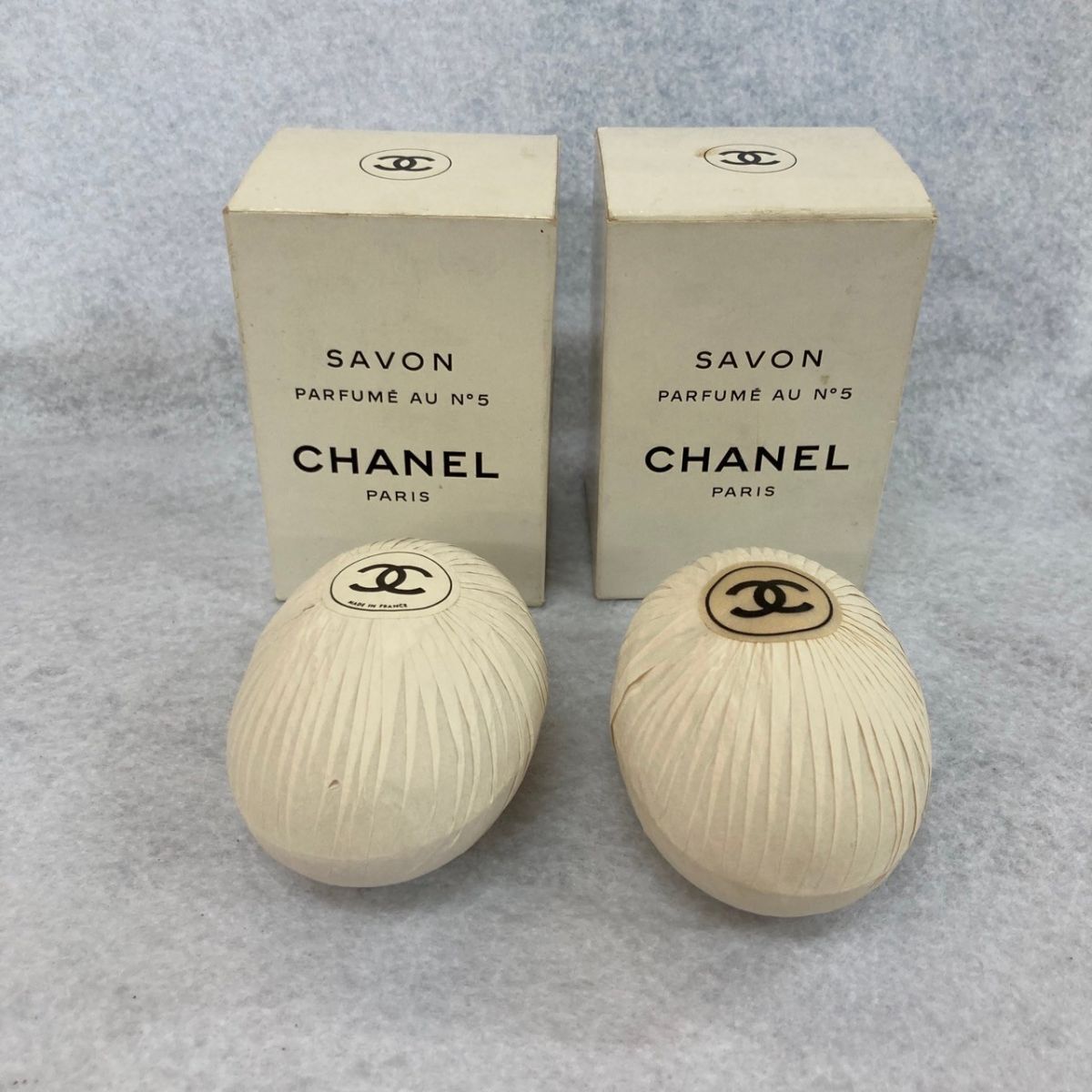 D153-K44-4154 未使用 CHANEL シャネル サヴォン 7個セット No.5 No.19 石鹸 サボン ソープ 箱付き まとめ 約総重量744g ②