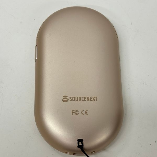 F862-K44-3662◎ SOURCENEXT ソースネクスト POCKETALK W ポケトーク ゴールドカラー 説明書/ネックストラップ付き 通電OK ②