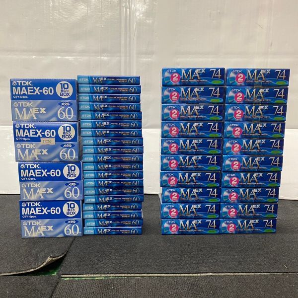 F541-O15-5359 未開封 TDK カセットテープ MAEX-60 59本 MAEX-74 40本/METAL POSITION TYPEⅣ メタルポジション 80分 MA EX Extended ⑤