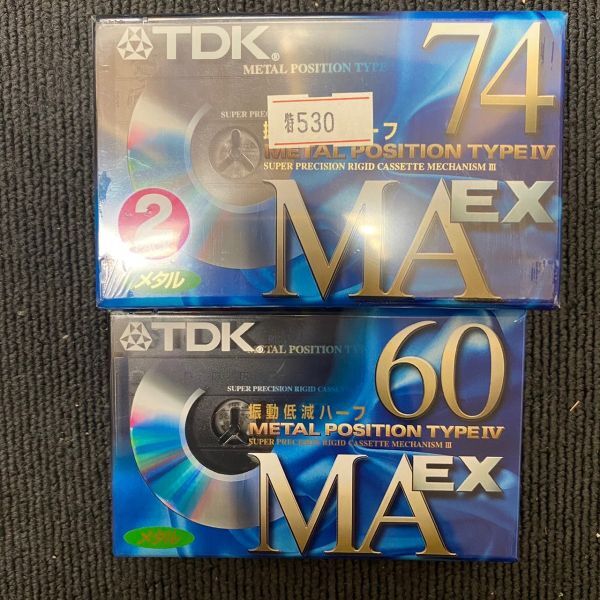 F541-O15-5359 未開封 TDK カセットテープ MAEX-60 59本 MAEX-74 40本/METAL POSITION TYPEⅣ メタルポジション 80分 MA EX Extended ⑤_画像2