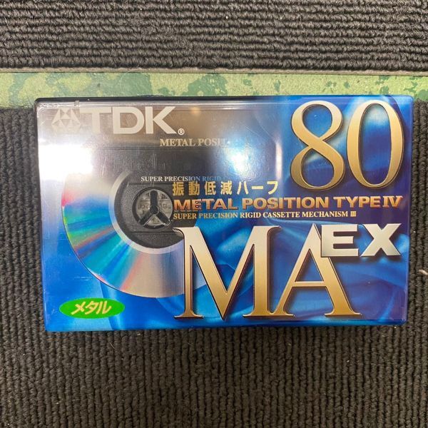 F540-O15-5358 未開封 TDK カセットテープ MAEX-80 37本まとめ/METAL POSITION TYPEⅣ メタルポジション 80分 MA EX Extended ⑤