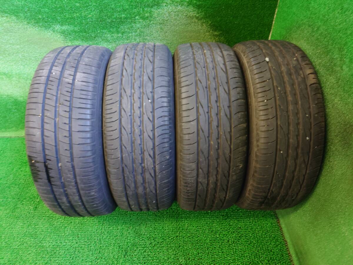 トヨタ 純正 16×6.5J 5H/114.3 ダンロップ/MaxRun 205/55R16 溝有夏タイヤ付4本 流用にも 中古 売切!!_画像5