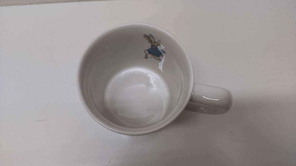 #6147　【未使用保管品】ウェッジウッド WEDGWOOD ピーターラビット PETER RABBIT マグカップ 陶器　高さ 約 7.5cm ・口径 約 7.7cm_画像3