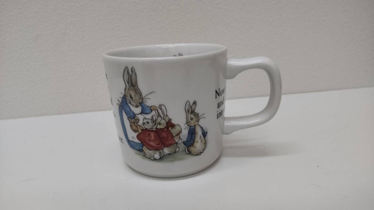 #6147　【未使用保管品】ウェッジウッド WEDGWOOD ピーターラビット PETER RABBIT マグカップ 陶器　高さ 約 7.5cm ・口径 約 7.7cm_画像1