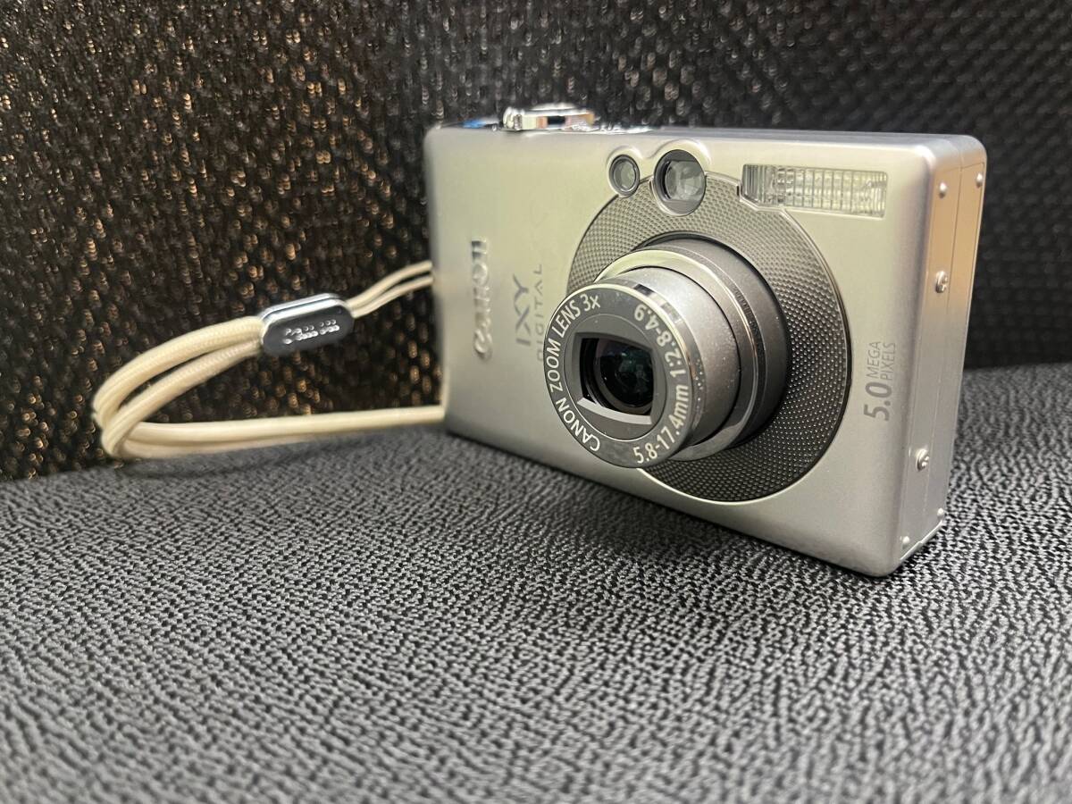 #6299 Canon IXY DIGITAL 55 PC1150 キャノン コンパクトデジタルカメラ 通電確認済み ズーム動作・ボタン動作OK バッテリーなど付属品付きの画像2