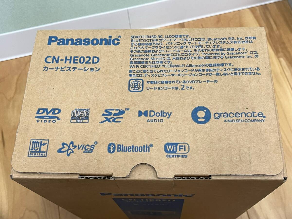 #6677 【新品】Panasonic/パナソニック ストラーダ 7V型ワイドカーナビステーション CN-HE02D カーナビ 未使用の画像2