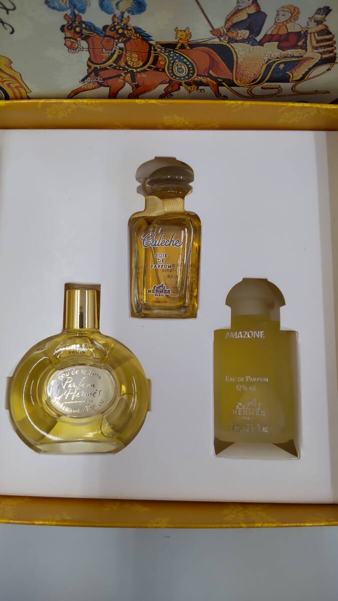 ＃6357　HERMES エルメス ディスカバリーセット カレーシュ(7.5ml) アマゾン(7ml) パルファム ドゥ エルメス(5ml) _画像3