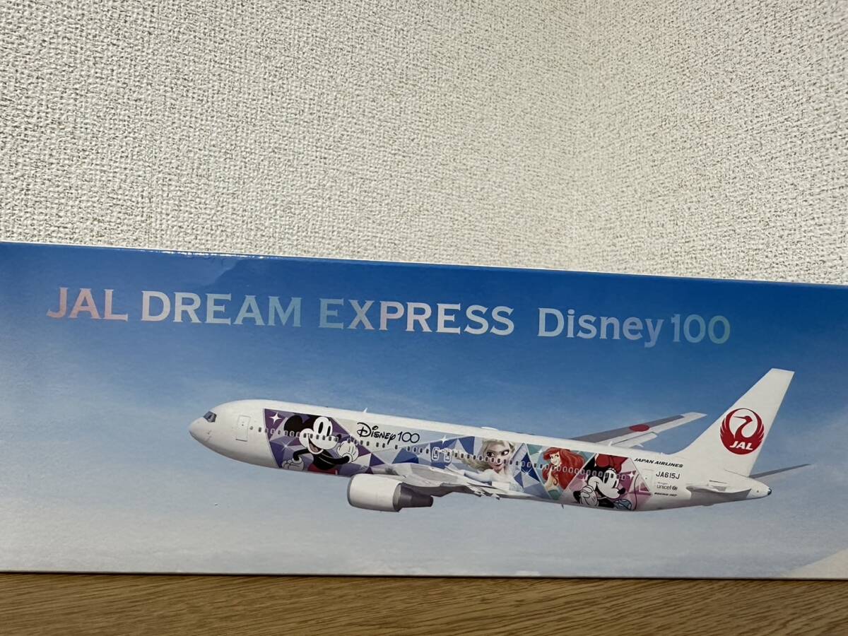 限定!! JAL DREAM EXPRESS Disney100 1/200 BOEING 767-300ER ディズニー 100周年 スナップインモデル の画像7